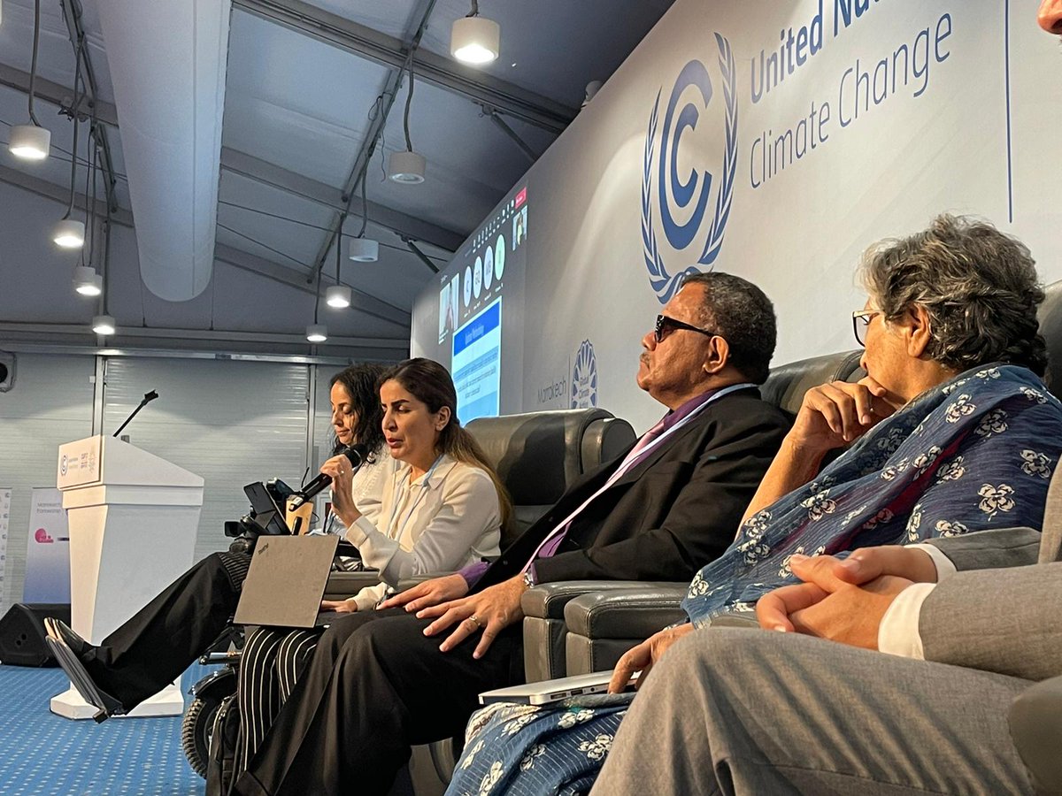 📢 One key recommendation from Elham Youssefian, @IDA_CRPD_Forum: if you are a DPO, reach out to climate actors. If you are a climate actor, reach out to DPOs. The strategy forward is to amplify each others' voice and collaborate.

#COP27 #DisabilityInclusiveClimateAction