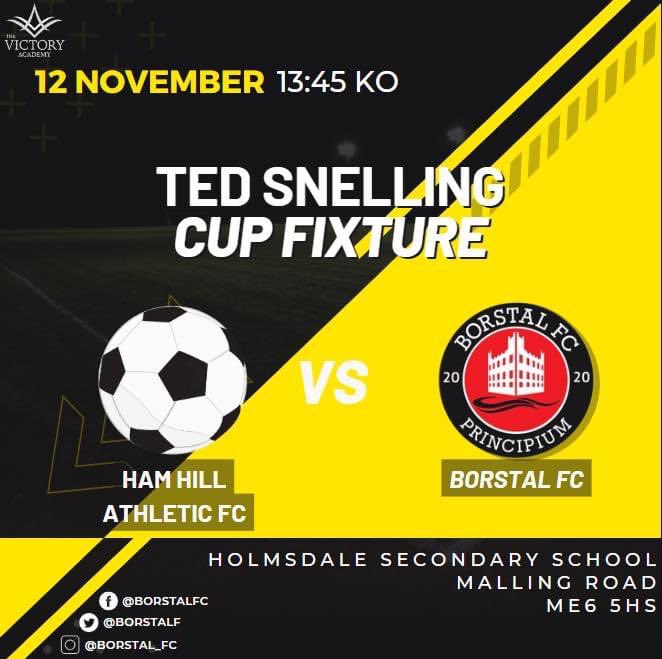 Up Next…
🆚 Ham Hill Athletic  
⏰ 13.45 Kick Off
📍 Holmsdale School  
🏆Ted Snelling Cup

Roll on K/O 

#Principium 
#UTFB 

🟡⚫️