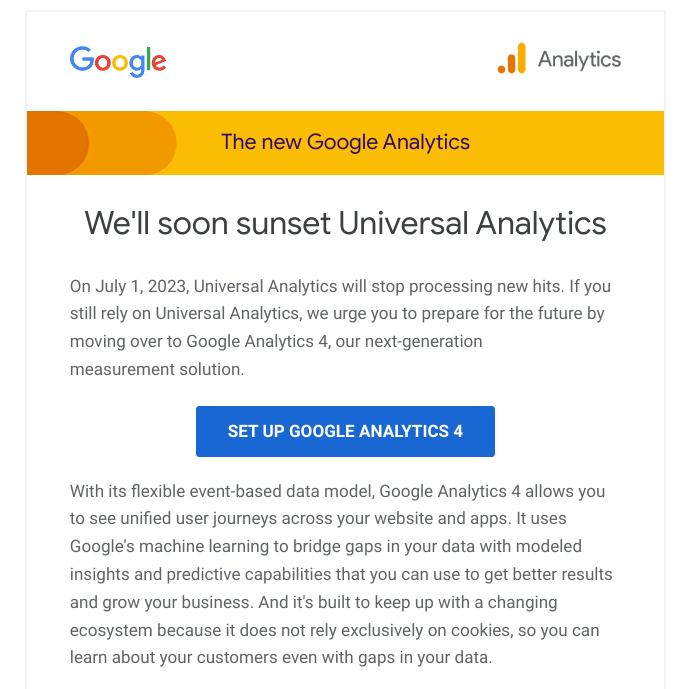 dshiao's tweet photo. Interesting that this email was sent on the same day as the Meetup talk ^^

@totheweb @KyleAkerman @Greencognito @todcordill 

#GoogleAnalytics https://t.co/NuKllD1o1n