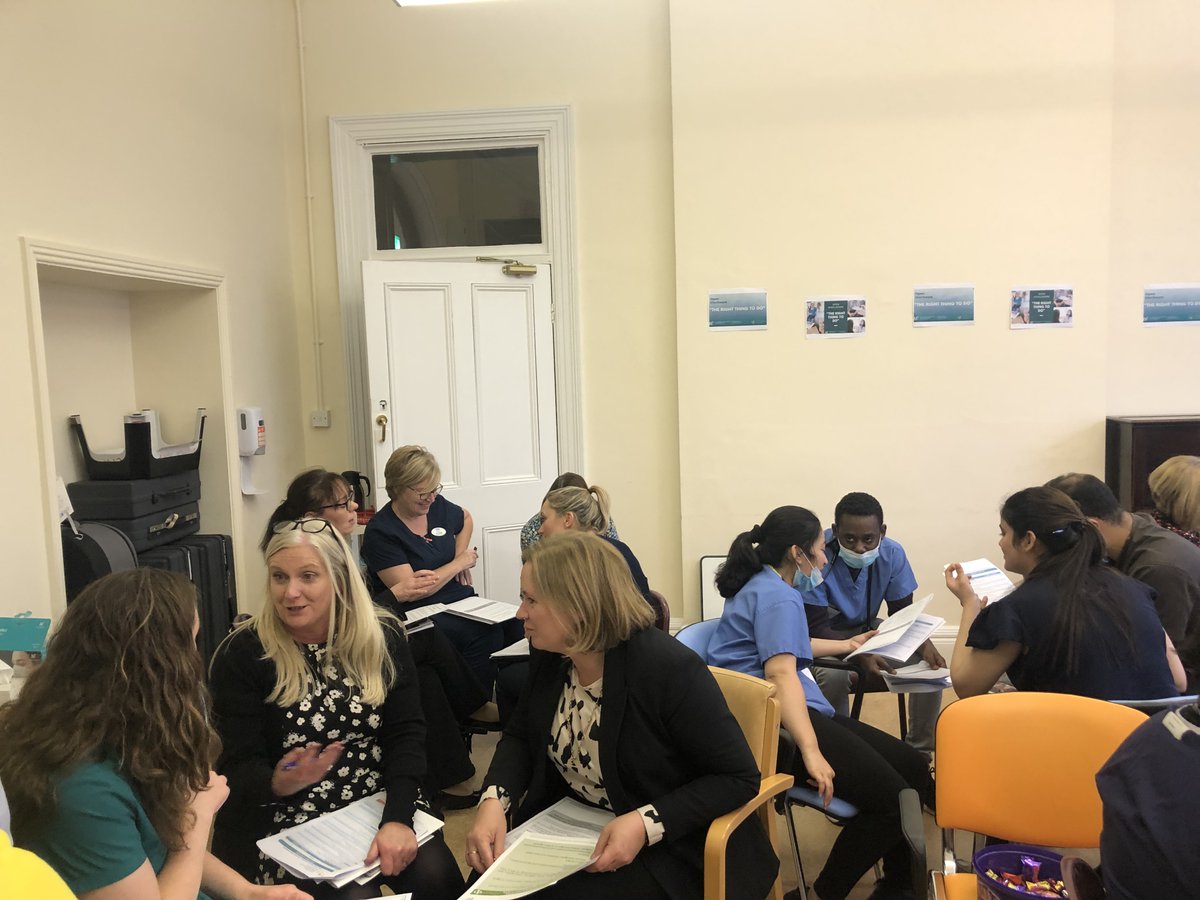 StJohnsHospLmk's tweet photo. Its #NationalOpenDisclosureAwarenessWeek and a well attended afternoon training session was delivered by the QRPS trainers who were delighted to be supported by Catherine Hand from the National Open Disclosure Office. 
Well done to all 🙌
#TheRightThingToDo #Opendisclosure https://t.co/c1nc7UA0WQ