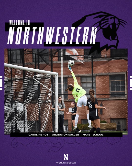 NEW CATS: Goalkeeper C.J. Roy is on her way to Evanston.  #GoCats #NUClassOf2027