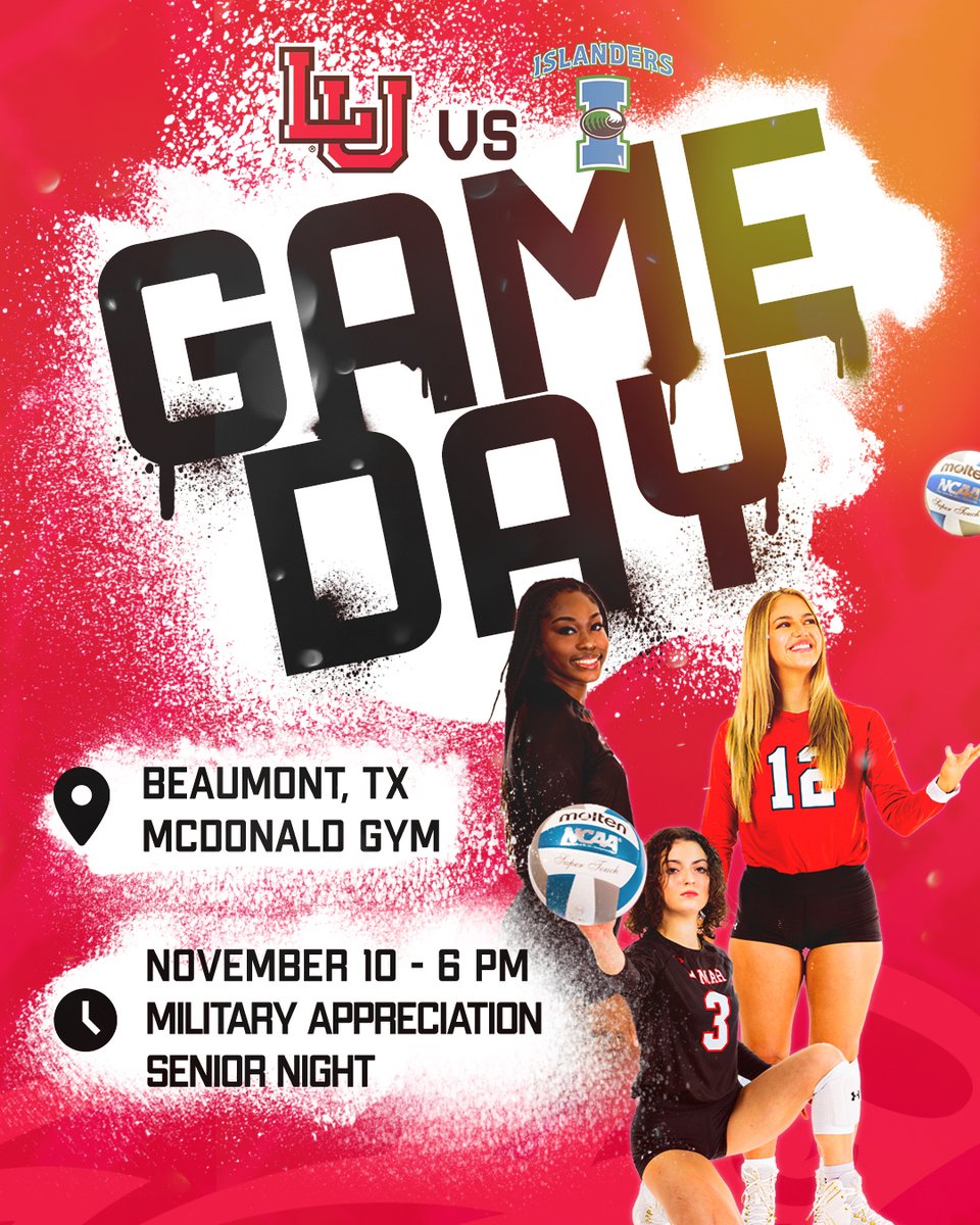 Thank you to our 3 Seniors for proudly representing LU!

We look forward to seeing everyone tonight for our regular season home finale! Match begins at 6 PM, with our Senior Night presentation taking place prior to first serve!

#WeAreLU