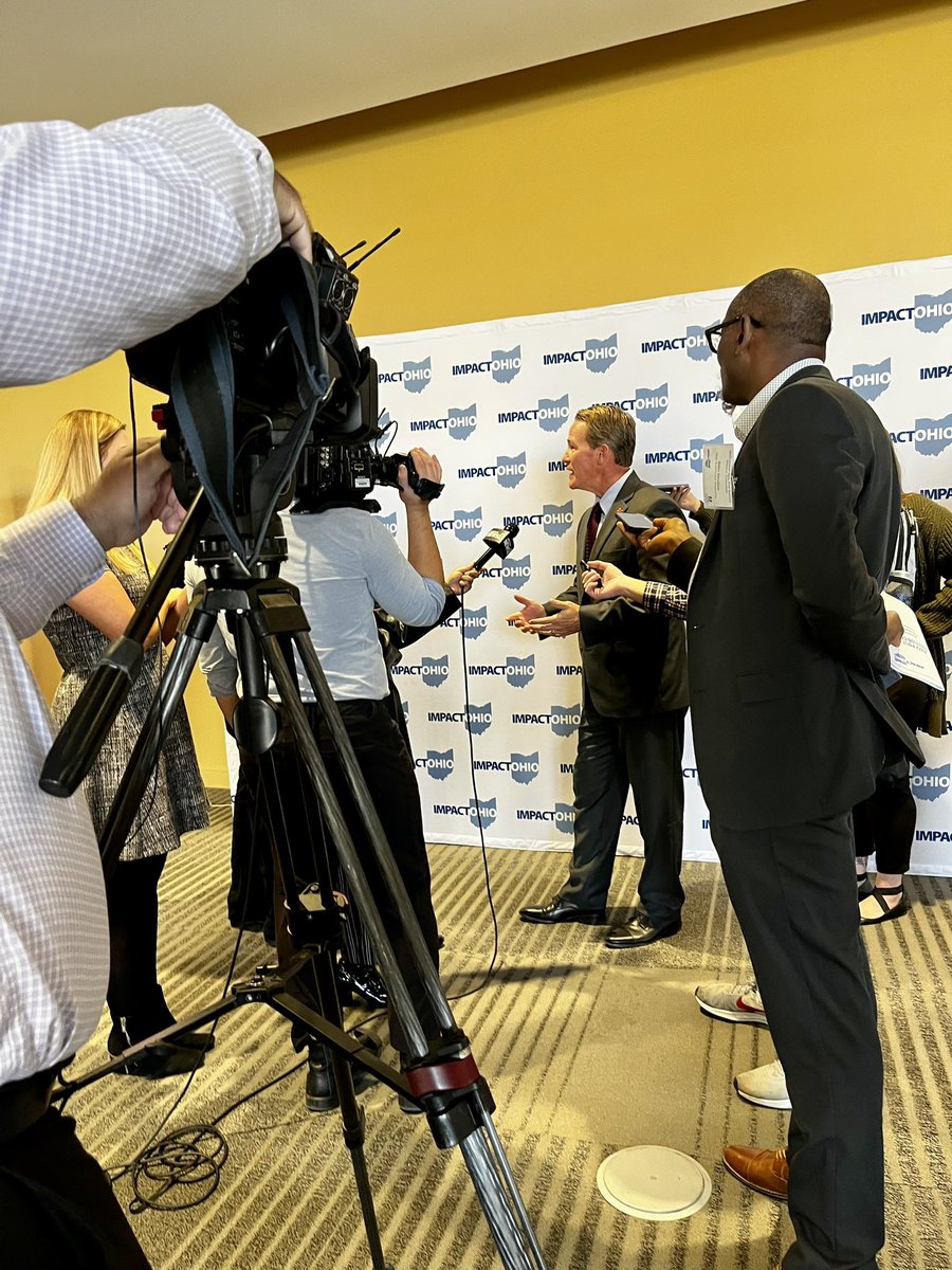 Thank you Lt. Governor Husted for staying after lunch to answer questions from the press gaggle. #22PGEC