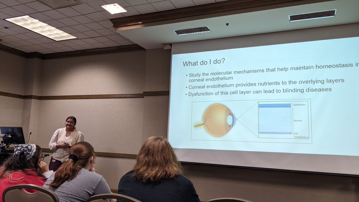 PostdocsIUB's tweet photo. Welcome our amazing invited speaker @ShyamRaji  talking about her trajectory as a PhD and #postdoc to a faculty position at @IUBloomington ! Thank you for sharing such valuable insight!👏 https://t.co/viIiqAT4Aj