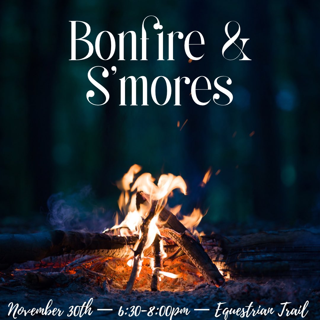 mtairystudents's tweet photo. Bonfire and S’mores Night! Wednesday November 30th from 6:30-8:00 pm at the Drayton’s house on Equestrian Trail. We’ll provide the bonfire and s’mores, you be there and bring your friends! https://t.co/n97FhzQItp