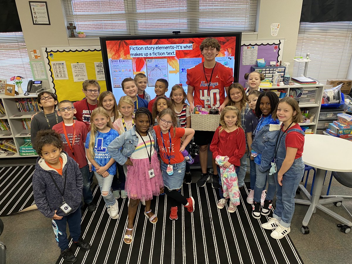 We loved having #40 Football reader in our class this year. Good luck tonight.<a href="/Longbranch_Elem/">Longbranch Elem.</a>