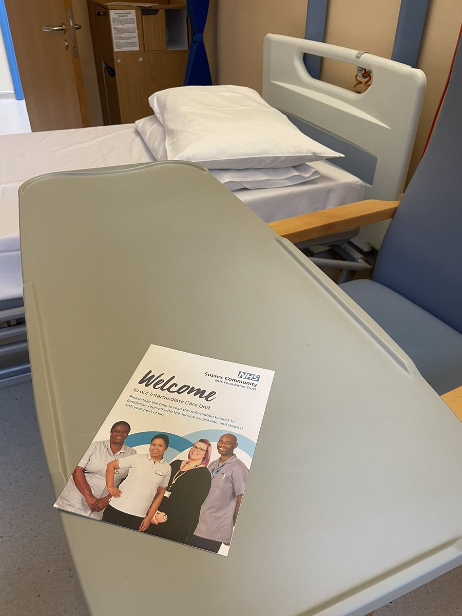 2 yes in the waiting and finally in use! 👏 Look out for “Welcome to our ICU” leaflet on a ward near you!! #rehab is everyone’s business! Horizon ✅ Bognor ✅ Arundel ✅ Salvington ✅ Littlehampton ✅ Crawley and East next week! @SteffiBailey @sjinman76 @ClaudiaFMendes7 @scft