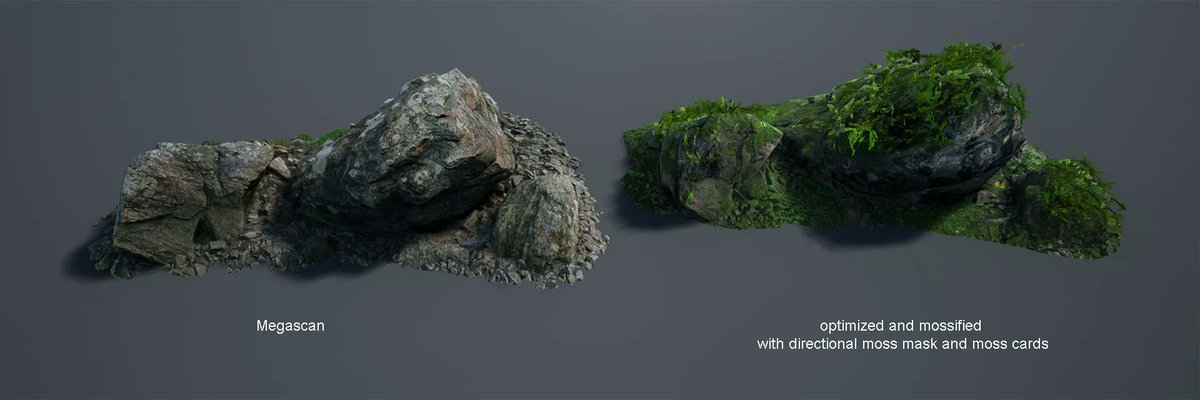 SpeedTreeInc's tweet photo. Join us for a #ThrowbackThursday on the soft greenery of Anna Weber’s 2021 project, “Mossification”
https://t.co/if5svYYxbJ
#SpeedTree #QuixelSuite #Maya #UE4 #3D #CG #render #Design #Landscape #Environment #Forest #Realtime #GameArt #Nature #Trees #Vegetation #Foliage #Wayback https://t.co/Ndgyiblhoj