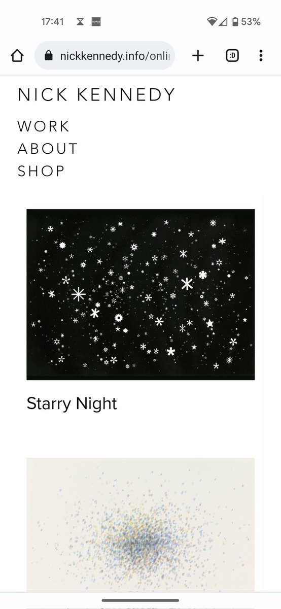 I've just added a shop to my website for prints and editions
 nickkennedy.info/online-store