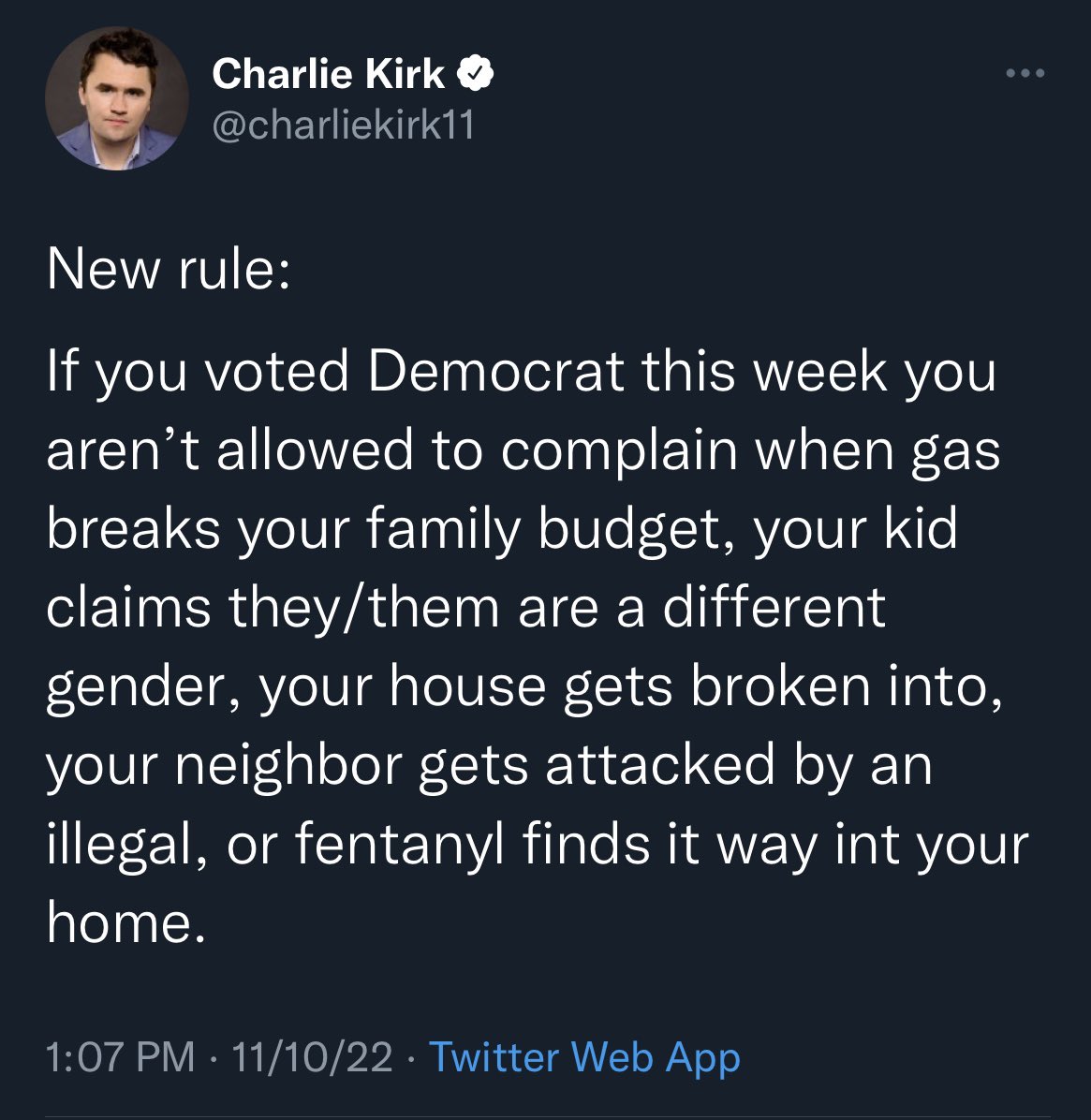 RonFilipkowski's tweet photo. Charlie is having a tough week. https://t.co/csJQqhAUkJ
