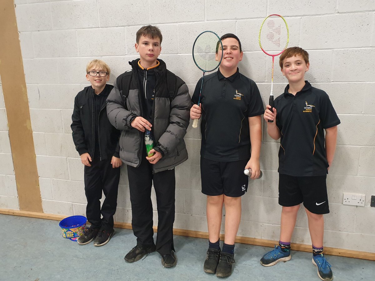 A big well done to our 14 Boys &amp; Girls Badminton teams who played a brilliant competitive fixture against #framinghamearl this afternoon! The OVA girls won 5-4 and the boys lost 8-4. Well done to all of our players, some missing from the pic as they had to leave early. Proud🤗