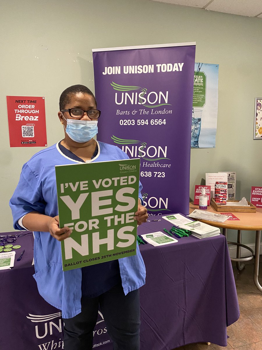 Nurses at Whipps Cross have voted Yes. Enough is enough and NHS workers must see a decent pay rise.   #VoteYesfortheNHS