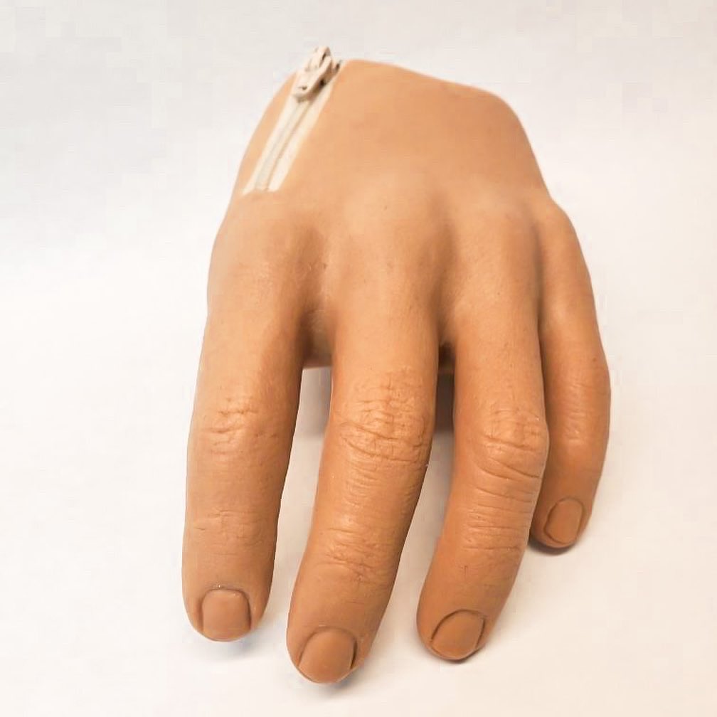 WCBL_OandP's tweet photo. While many of our #silicone devices are requested to be high-realism, we often have requests for what we call “middle of the road” silicone. This pediatric #prosthetic silicone hand glove is a great option for young children who’ll grow quickly &amp; need new #prostheses soon. #oandp https://t.co/iu6l6hmQpJ