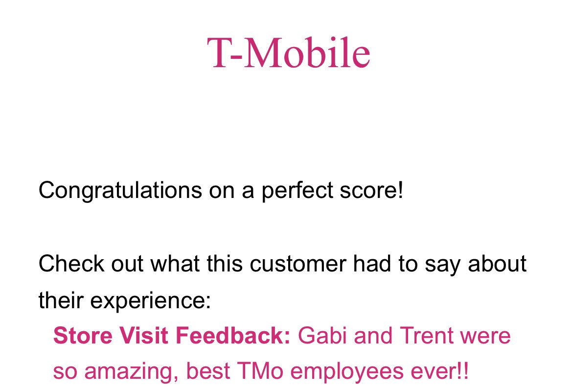 My team always giving that Magenta Glove experience