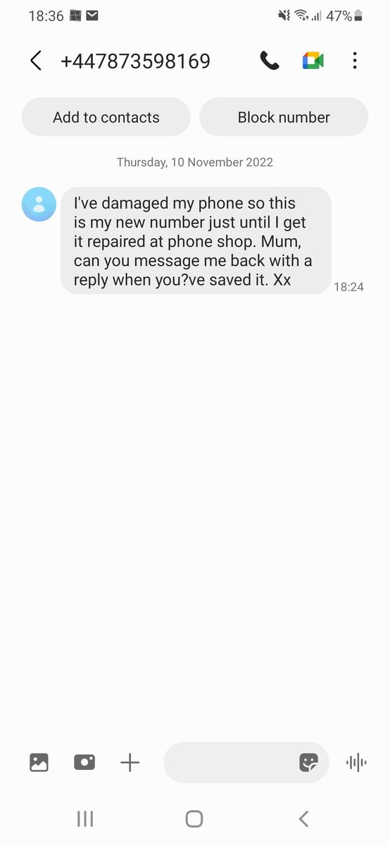 Jane373's tweet photo. @ThreeUK Scammers at it again! #youmustthinkimstupid https://t.co/iPFZrZ2Uev