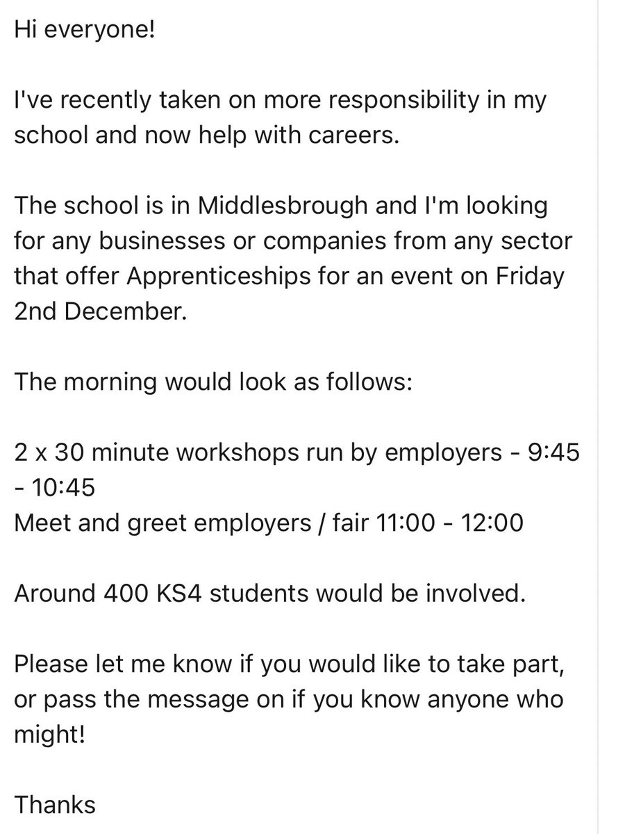 #teesside #apprenticeships #careers #furthereducation