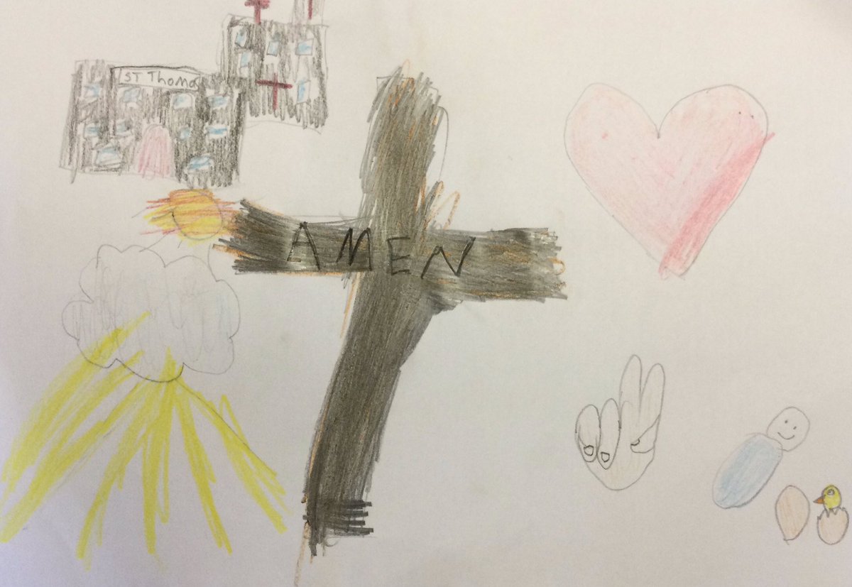 LSTClass09's tweet photo. The children were asked what prayer means to them #STPSRE #Prayer https://t.co/BJZbo0Og5p