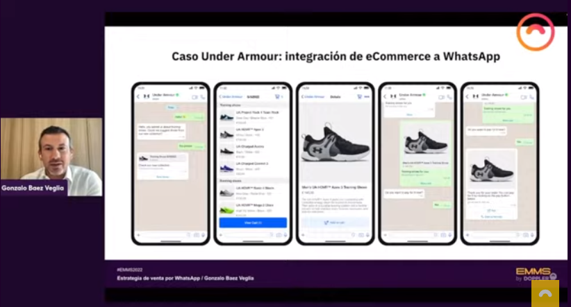 "<a href="/UnderArmour/">Under Armour</a> fue una de las primeras marcas en integrar su catálogo en #WhatsApp" 

<a href="/ChatCenterNet/">Chat Center Network</a> en el #EMMSBYDOPPLER