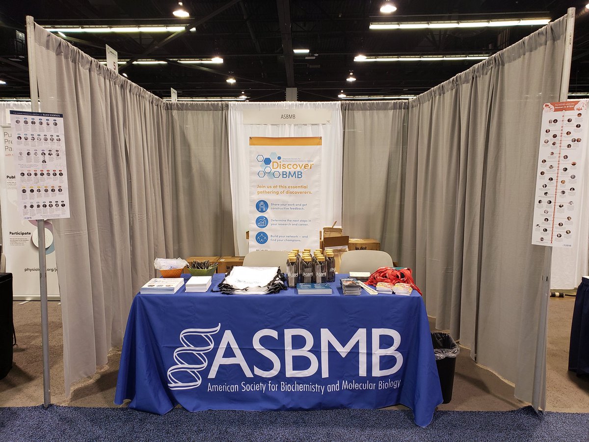 It's lit!! 🔥🔥 Come and chat with us at the <a href="/ASBMB/">ASBMB</a> booth 742! We have FREE swag and prizes!

Learn more about the <a href="/ASBMB/">ASBMB</a> community and our offerings to support Biochemists and Molecular Biologists! 😊

#ABRCMS2022 #STEM #DEAI