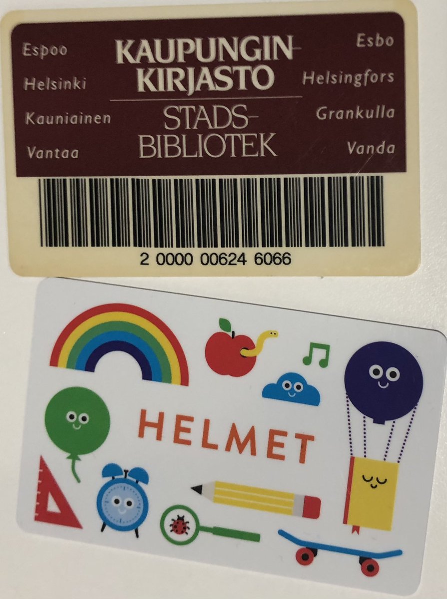 Korona-aikana en ollut käynyt @HelMet_kirjasto. Niinpä lainausautomaatti ei enää tunnistanut vuoden 1997 korttia ja myös asiakastiedot oli nollattu. Kiitokset nopeasta palvelusta <a href="/KallionKirjasto/">Kallion Kirjasto</a>: ei tarvinnut lähteä tyhjin käsin kotiin.
#turvallisuus
#ModerniKortti
#ÄijäLook