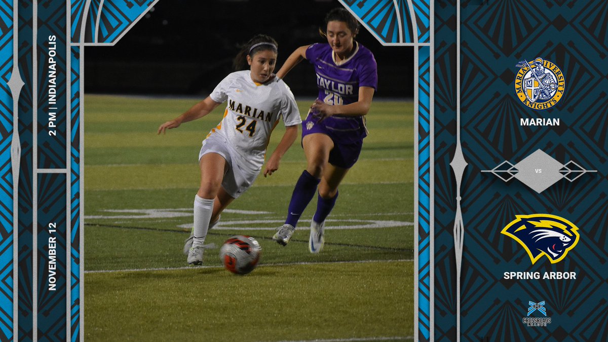 Marian Knights (@muknights) on Twitter photo IT'S CONFERENCE CHAMPIONSHIP SATURDAY!!
<a href="/MarianWSOC/">Marian Womens Soccer</a> is on the hunt to be the Crossroads League Tournament Champions! Marian hosts Spring Arbor at 2 PM! IT'S CONFERENCE CHAMPIONSHIP SATURDAY!!
<a href="/MarianWSOC/">Marian Womens Soccer</a> is on the hunt to be the Crossroads League Tournament Champions! Marian hosts Spring Arbor at 2 PM!