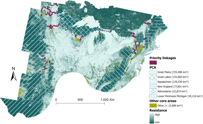 RolandKays's tweet image. Cool new map of potential wolf habitat in the east - lets protect these key linkage area so they can get here! #A2A @wildlandsnetwrk @coywolfassoc @AdkLandTrust @ProtectAdkPark @NYSDEC 
sciencedirect.com/science/articl…
