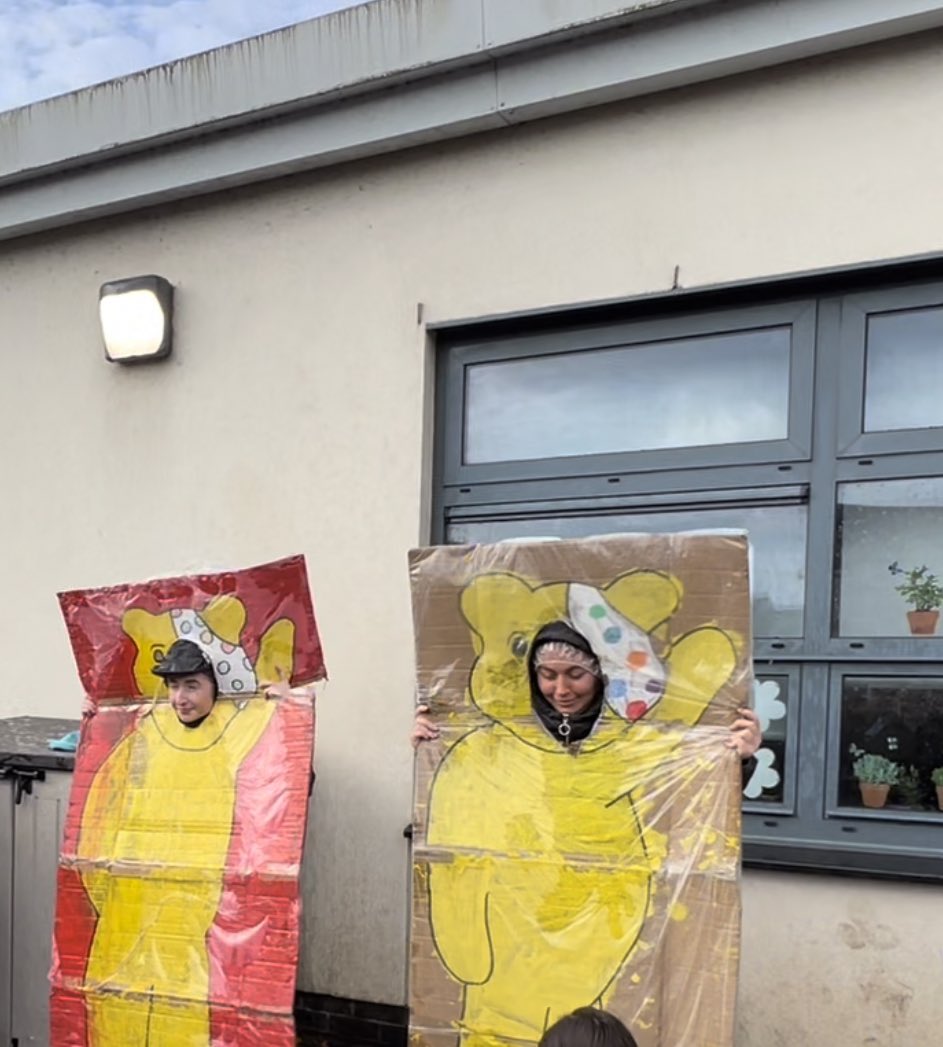 MissA_Azam's tweet photo. Simpson Staff being Spotacular for @BBCCiN Thank you for supporting our fundraising. If you’d like to donate to Children in Need you can on @SimpsonPrimary @NurserySimpson just giving page: https://t.co/G9WCzY7y3o https://t.co/Pih8nxLq03