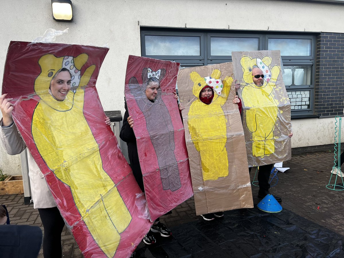 MissA_Azam's tweet photo. Simpson Staff being Spotacular for @BBCCiN Thank you for supporting our fundraising. If you’d like to donate to Children in Need you can on @SimpsonPrimary @NurserySimpson just giving page: https://t.co/G9WCzY7y3o https://t.co/Pih8nxLq03