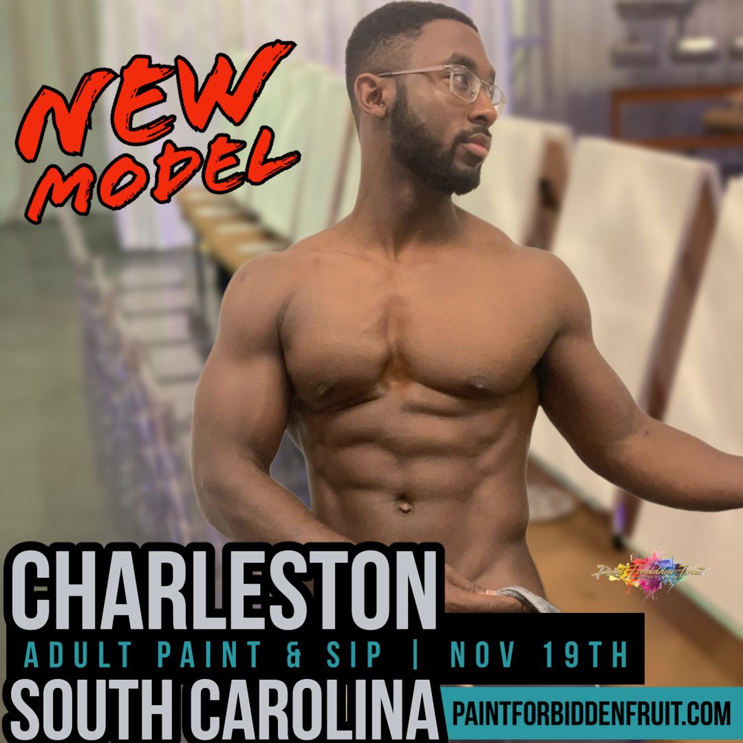 paintforbidden's tweet photo. Charleston,SC|Nov. 19th|6&9PM |https://t.co/0FFKfM97Fe A New(d) Type Of Paint & Sip #celebrateblackcreativity #pffinthesestreets #sipandpaint #paintforbiddenfruit #nudityisart #sipandpaintpff #art #booknow #lifefiguremodel #adultfun #lgbtq #adultentertainment #forbiddenfruit https://t.co/e7IJDAyYWn