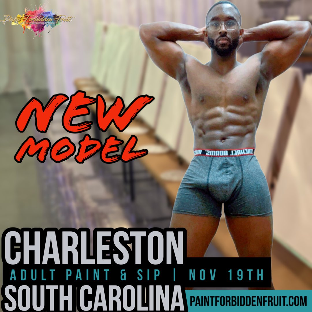 paintforbidden's tweet photo. Charleston,SC|Nov. 19th|6&9PM |https://t.co/0FFKfM97Fe A New(d) Type Of Paint & Sip #celebrateblackcreativity #pffinthesestreets #sipandpaint #paintforbiddenfruit #nudityisart #sipandpaintpff #art #booknow #lifefiguremodel #adultfun #lgbtq #adultentertainment #forbiddenfruit https://t.co/LgIiU2n4pi