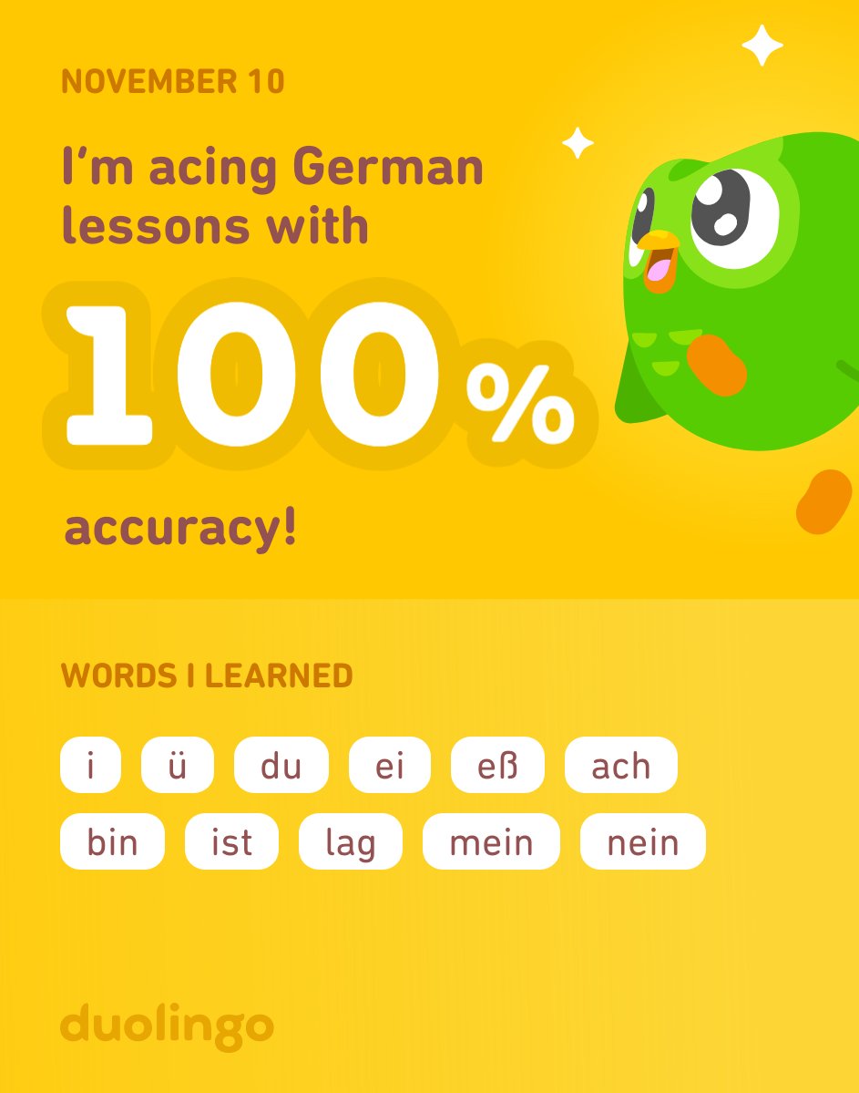 italic_worker's tweet photo. I’m learning German on Duolingo! It’s free, (for now) fun, and effective. https://t.co/slNWrB5DON
