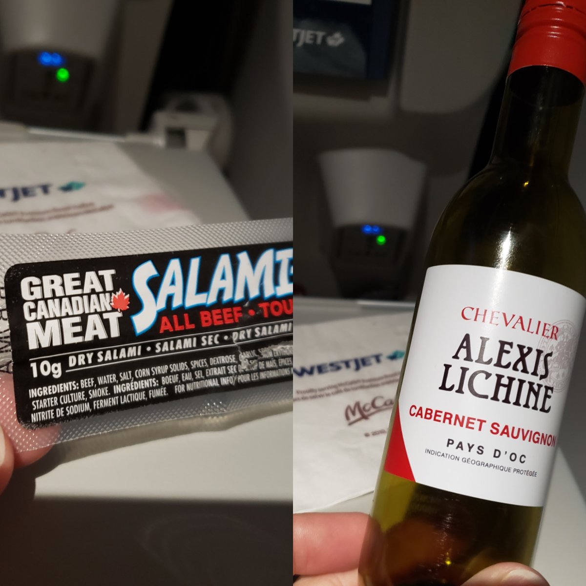 _heatherkenny_'s tweet photo. Great flight back from Liberia, CR with @westjet. Happy to see local business @greatcanadianmeat included in the in-flight menu!!

I've got a question, though...

Why does #westjet use #canadian meat but Doesn't use #canadianwine????

#vqa  #cdnwine https://t.co/fNLls1vp2i