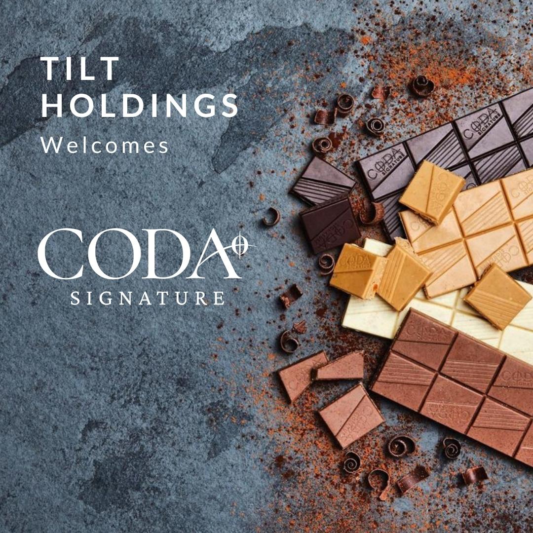 TILT_Holdings's tweet photo. It’s a sweet day! 🍫

We are proud to announce that we have partnered with @codasignature, one of the cannabis industry’s leading infused chocolatiers, to launch the brand in Massachusetts. 

For more info: https://t.co/dGHjeDVtgS https://t.co/bdfhbOL2mb
