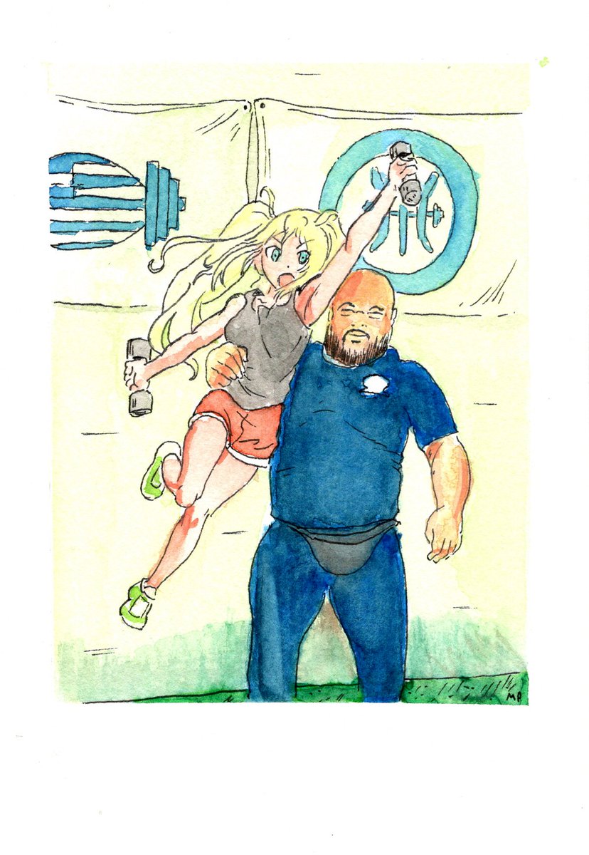 vanilla_michael's tweet photo. Why did I draw this lol #anime #bloatlord #lifting #meme #art #kyriakosgrizzly https://t.co/JE5Hchcgdq