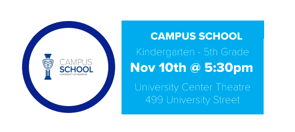 901CampusSchool's tweet photo. Tonight at 5:30 is the Open House for @901CampusSchool (K-5) at the University Center Theatre (499 University Street). The Open House will consist of an informational session and a tour of @901CampusSchool . We hope to see you there! https://t.co/dIyyDBplJF