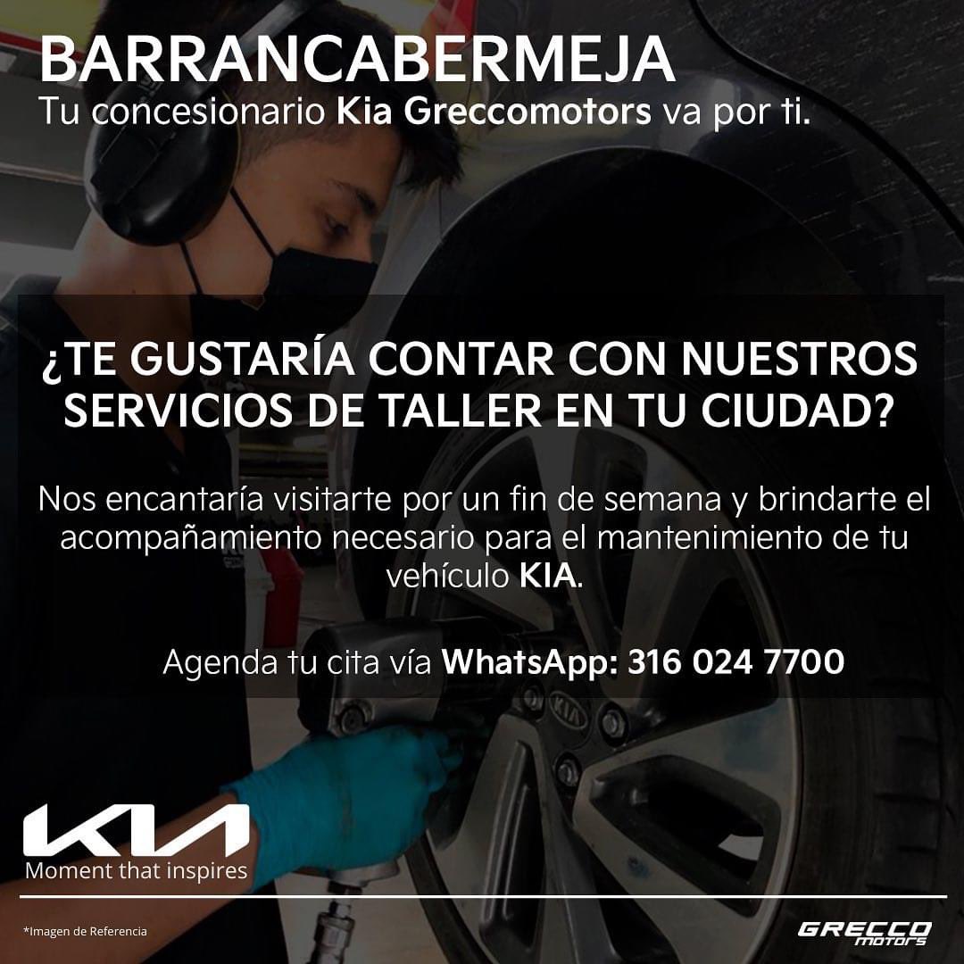 Agenda tu Cita vía WhatsApp: 3160247700 📱#Barrancabermeja #kialovers #kia #taller #tallermovil #greccomotors #kiagreccomotors