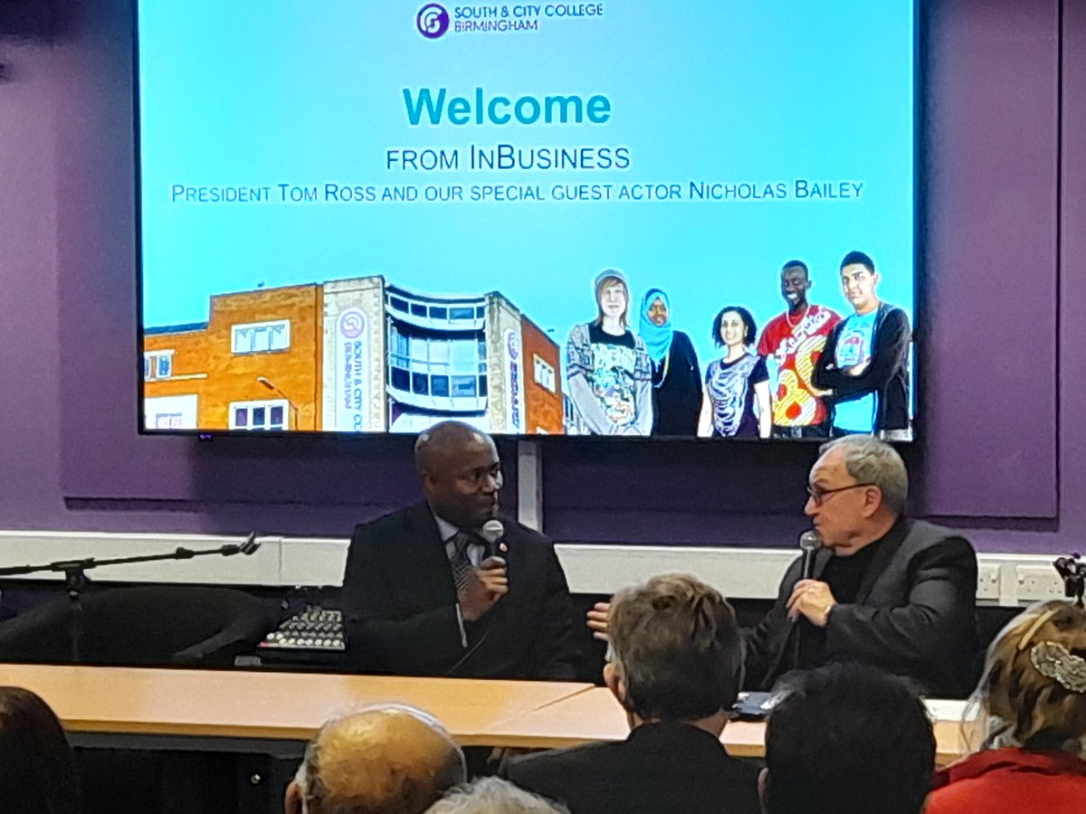 Stephen Dourass (@stevedourass) on Twitter photo Brilliant Networking Session <a href="/southandcitycol/">South and City College Birmingham</a> for our latest <a href="/sccbinbusiness/">SCCB InBusiness</a> event tonight - with <a href="/thegoalzone/">Tom Ross</a> interviewing <a href="/ImNickBailey/">Nicholas Bailey (he/him)</a> ! Great turnout who were totally spellbound' by Nick's stories from his fantastic career :) Brilliant Networking Session <a href="/southandcitycol/">South and City College Birmingham</a> for our latest <a href="/sccbinbusiness/">SCCB InBusiness</a> event tonight - with <a href="/thegoalzone/">Tom Ross</a> interviewing <a href="/ImNickBailey/">Nicholas Bailey (he/him)</a> ! Great turnout who were totally spellbound' by Nick's stories from his fantastic career :)