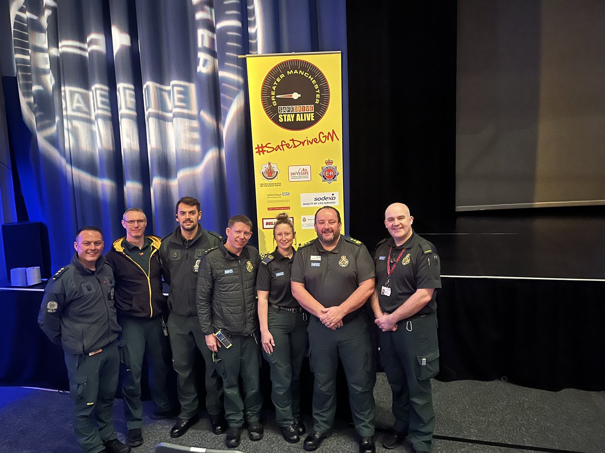 Steve Hynes (@nwamb_steve) on Twitter photo Big thanks to the <a href="/NWAmbulance/">North West Ambulance Service</a> team supporting <a href="/SafeDriveGM/">SDSA Gtr Manchester</a> - You do a great job educating young people, saving lives, and making a difference. Thank you Steven, <a href="/CartlidgeAmanda/">Amanda Cartlidge</a> , Howard, and all the staff supporting the events over the 3 weeks. #Proud #MakingaDifference Big thanks to the <a href="/NWAmbulance/">North West Ambulance Service</a> team supporting <a href="/SafeDriveGM/">SDSA Gtr Manchester</a> - You do a great job educating young people, saving lives, and making a difference. Thank you Steven, <a href="/CartlidgeAmanda/">Amanda Cartlidge</a> , Howard, and all the staff supporting the events over the 3 weeks. #Proud #MakingaDifference