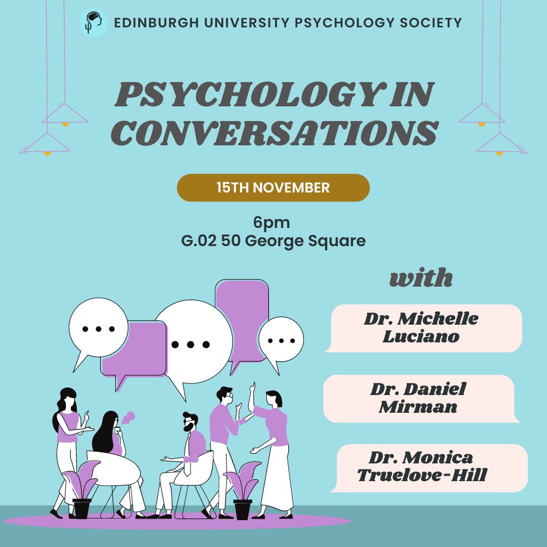 University of Edinburgh Psychology Society tweet media