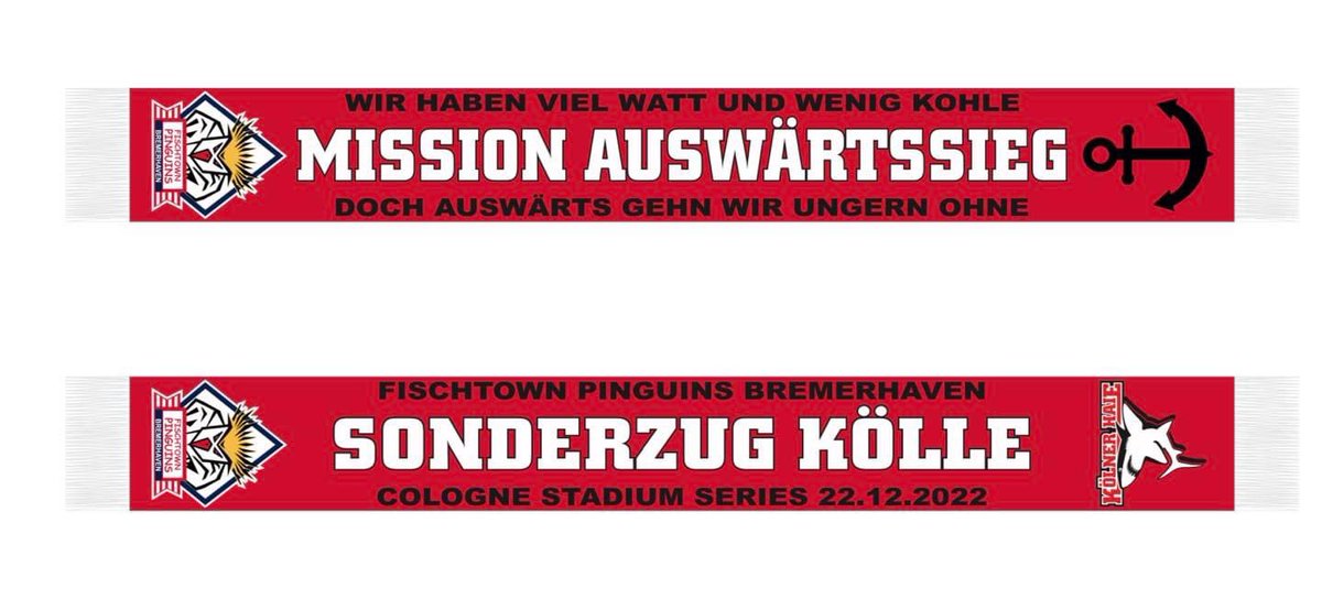2850Fischtown's tweet photo. Für den #SoZu zur #CologneStadiumSeries stellen die #JungsVonDerWeser ihren Sonderzugsschal vor
https://t.co/GDyehIvtGf
(📸 by Jungs von der Weser on Facebook)
(unbezahlte Werbung) https://t.co/plgi9uVgVT