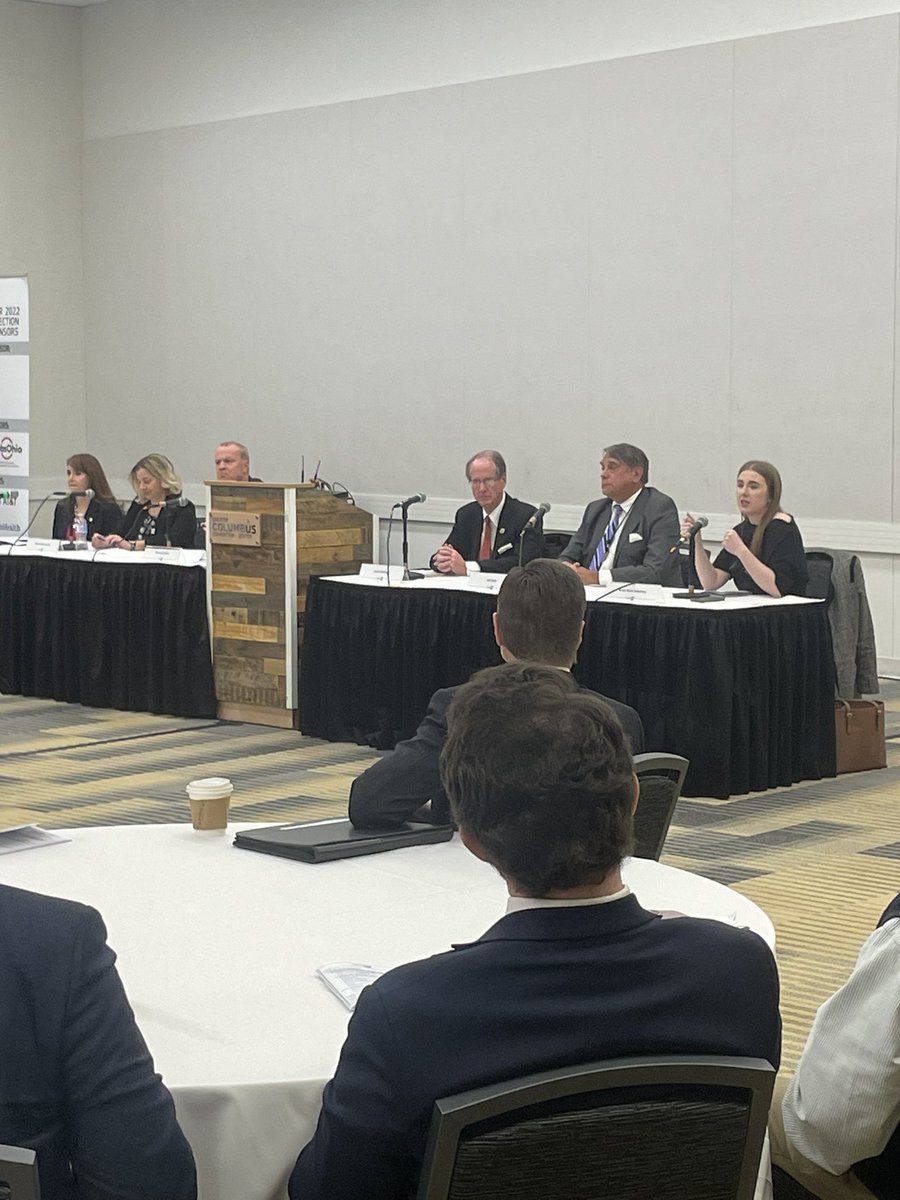 Great panel to discuss ARPA funds, the next Ohio budget, educational funding and taxes. Thanks to the panel and audience for a great breakout session. #22PGEC