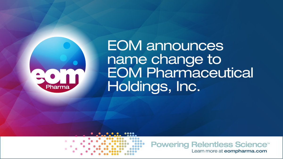 EOM Pharmaceuticals tweet media