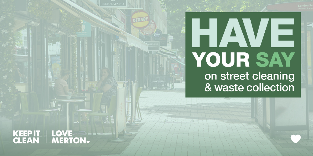 Merton_Council's tweet photo. We’re running a consultation on street cleaning and waste collection
This is your opportunity to have your say 👉 https://t.co/2cjPyVRODb
#WasteService https://t.co/03qyD9pKnV