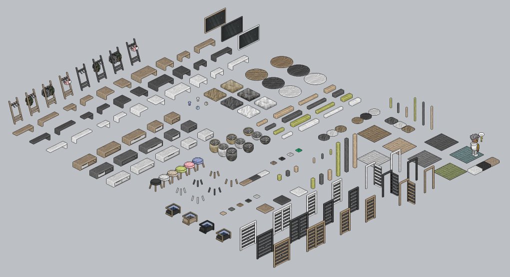 New furniline made by <a href="/FbnNcls/">-𝕱𝖇𝖓𝖓𝖈𝖑𝖘.</a> in the Creation category has been available for a while now, and new furniture has just been added to it in habbox.fr 🪵🪜

#habbo #habbox #habboxfr