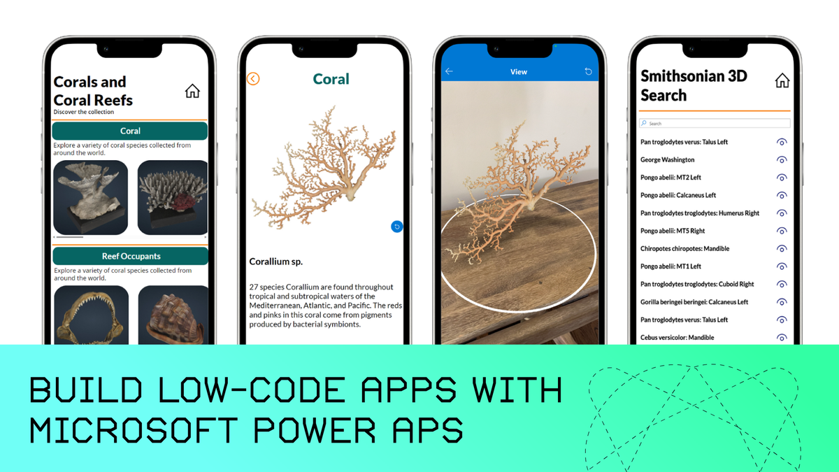 Can you create a mobile app that displays models in 3D and #MixedReality without writing a single line of code? 💯 @vogueandcode writes about her experience using <a href="/MSPowerApps/">Microsoft Power Apps</a>. Read on to learn how you can build one, too.  msft.it/6010dUTgC