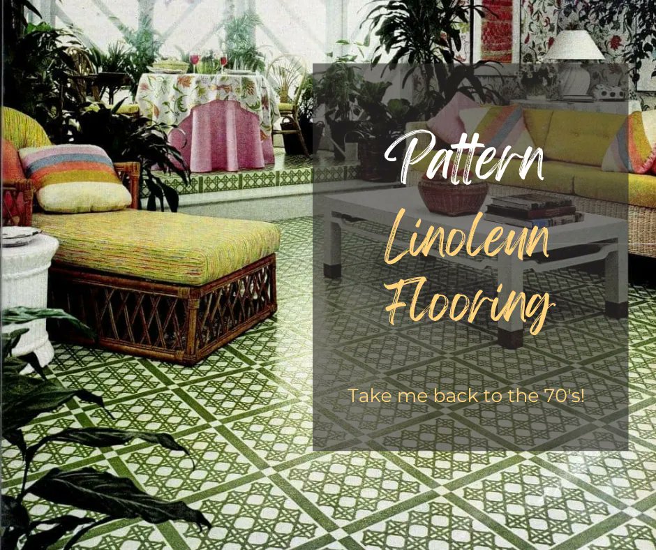 DanToProperty's tweet photo. #ThrowbackThursdays 
 
Take me back to the 70's! Do you think retro-patterned floors will ever make a full comeback? https://t.co/dF4cPSr7Cs