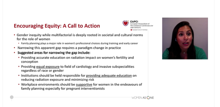 WomenAs1's tweet photo. To achieve #GenderEquality in medicine we need to overcome the barriers faced by women physicians.

Today's webinar with #EAPCI was a vital, fruitful conversation to help overcome the barriers pregnant healthcare professionals face in the cath lab

#MedTwitter #WomenInMedicine https://t.co/lYAqWZkhWe