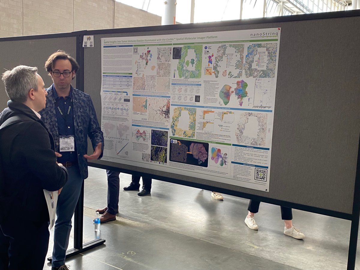 brukerspatial's tweet image. &quot;Spatial insights into Tumor Immune Evasion Illuminated with the CosMx Spatial Molecular Imager Platform,&quot; 😮 poster now LIVE at #SITC22 #SingleCell, #SingleCellImaging, #CellImaging