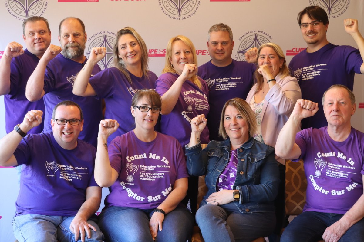 osbcucscso's tweet photo. We're not the only CUPE members at the table. Our brothers and sisters at the Canadian Hearing Society are facing attacks on working conditions &amp; 1% wage caps under Bill 124. We stand behind them 100% until they get a fair contract. Solidarity! @cupe2730 https://t.co/6Wht1Kk2Lc