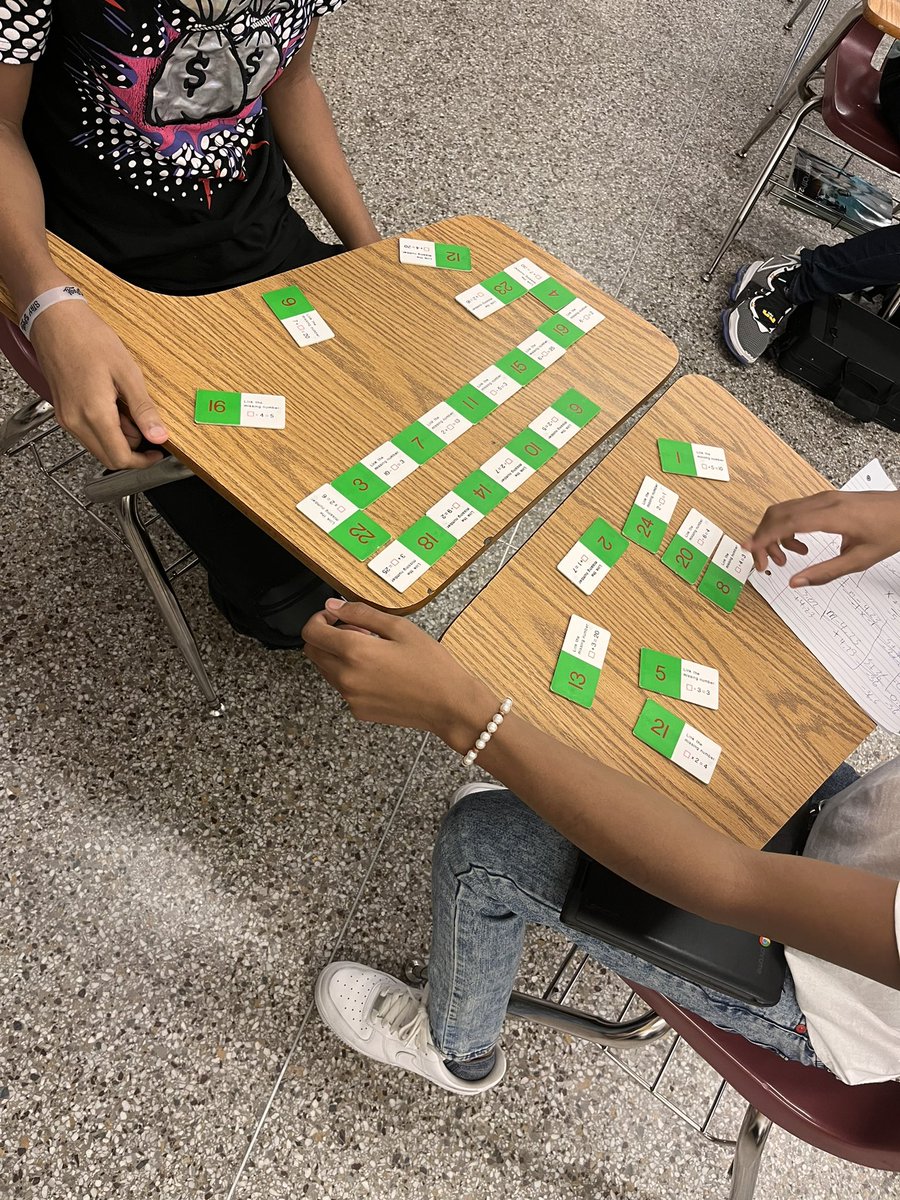 SthomasMATH's tweet photo. #themathguy does #Dominos the Algebra way w/ M7 Ss #proximity @EndiaHatcher @cavalier_corner @ebracyPPS @WandaCalhoun13 https://t.co/gdx70jjDxu